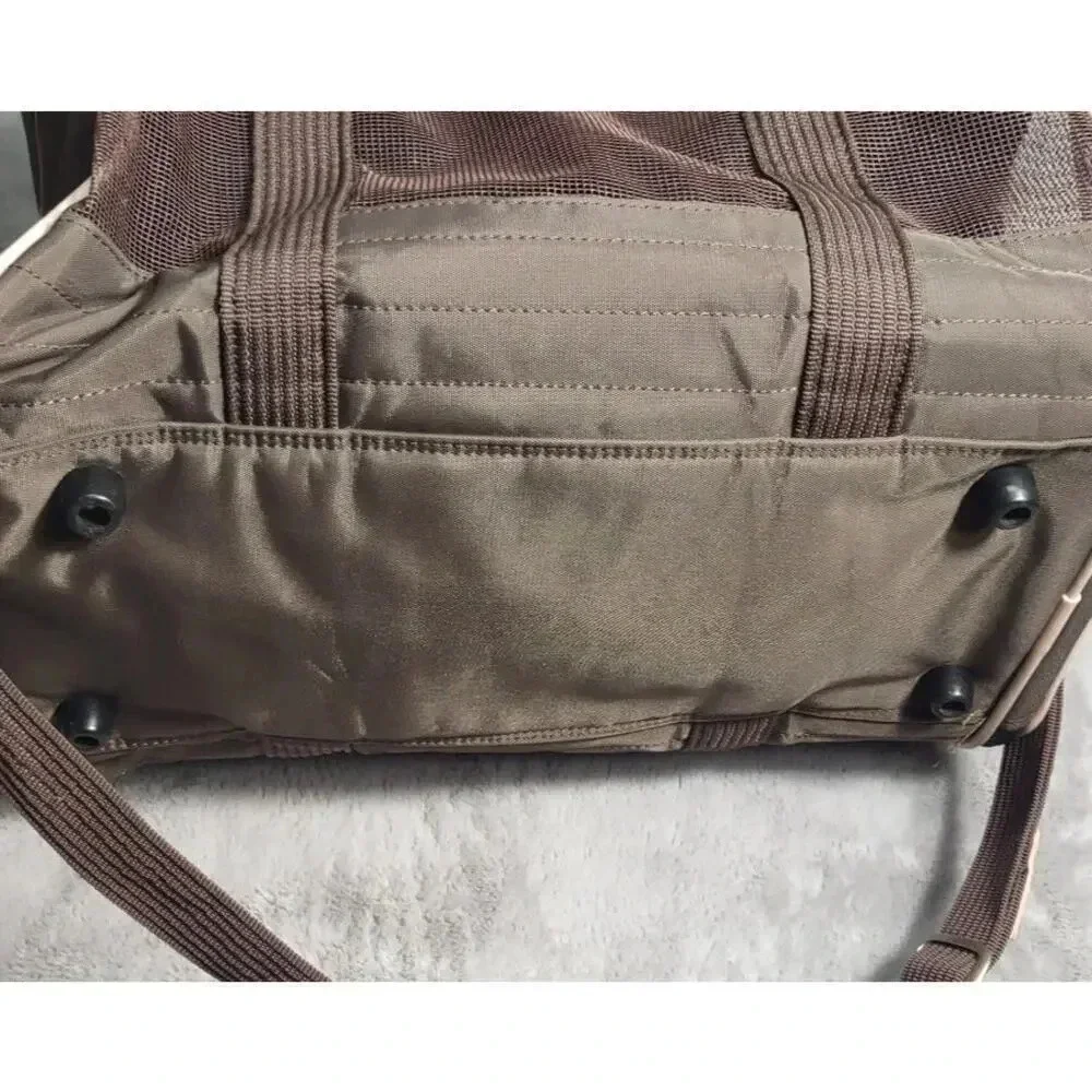 Sherpa Original Travel Deluxe Airline Approved Pet Carrier Pink Brown